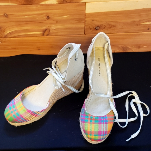 Tommy Hilfiger multicolored espadrille wedge - Picture 7 of 7